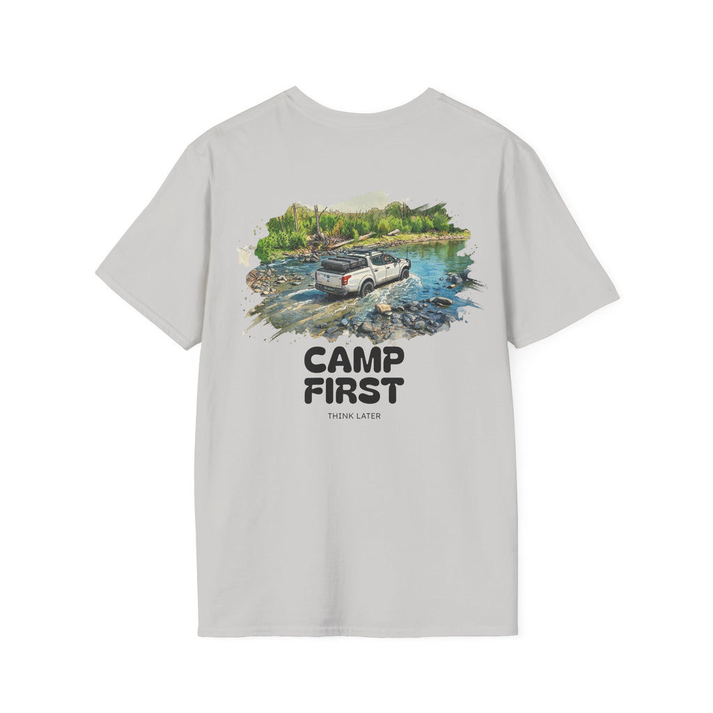Camp First, Think Later Tee