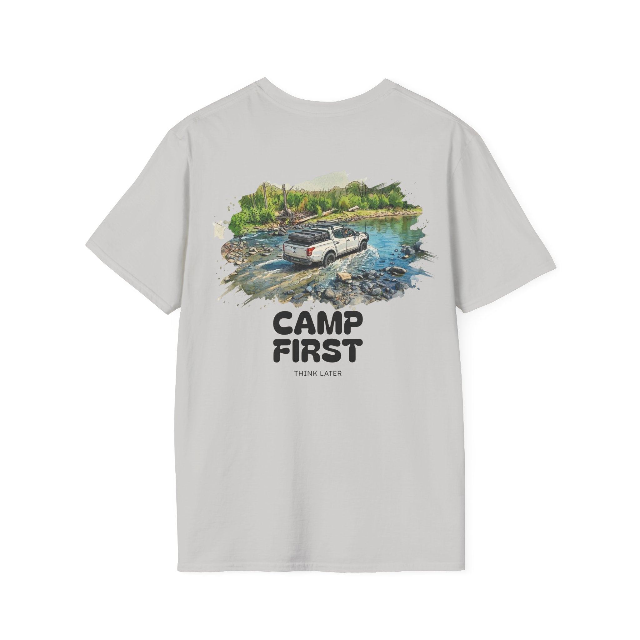 Camp First, Think Later Tee