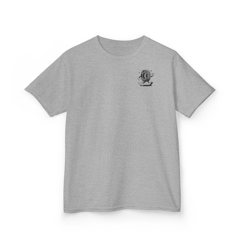Tommy the Tyre - BAD IDEAS BACK UP CREW - KIDS TEE