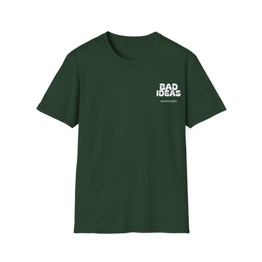 Bad Ideas Adventures Plain Tee - White Text