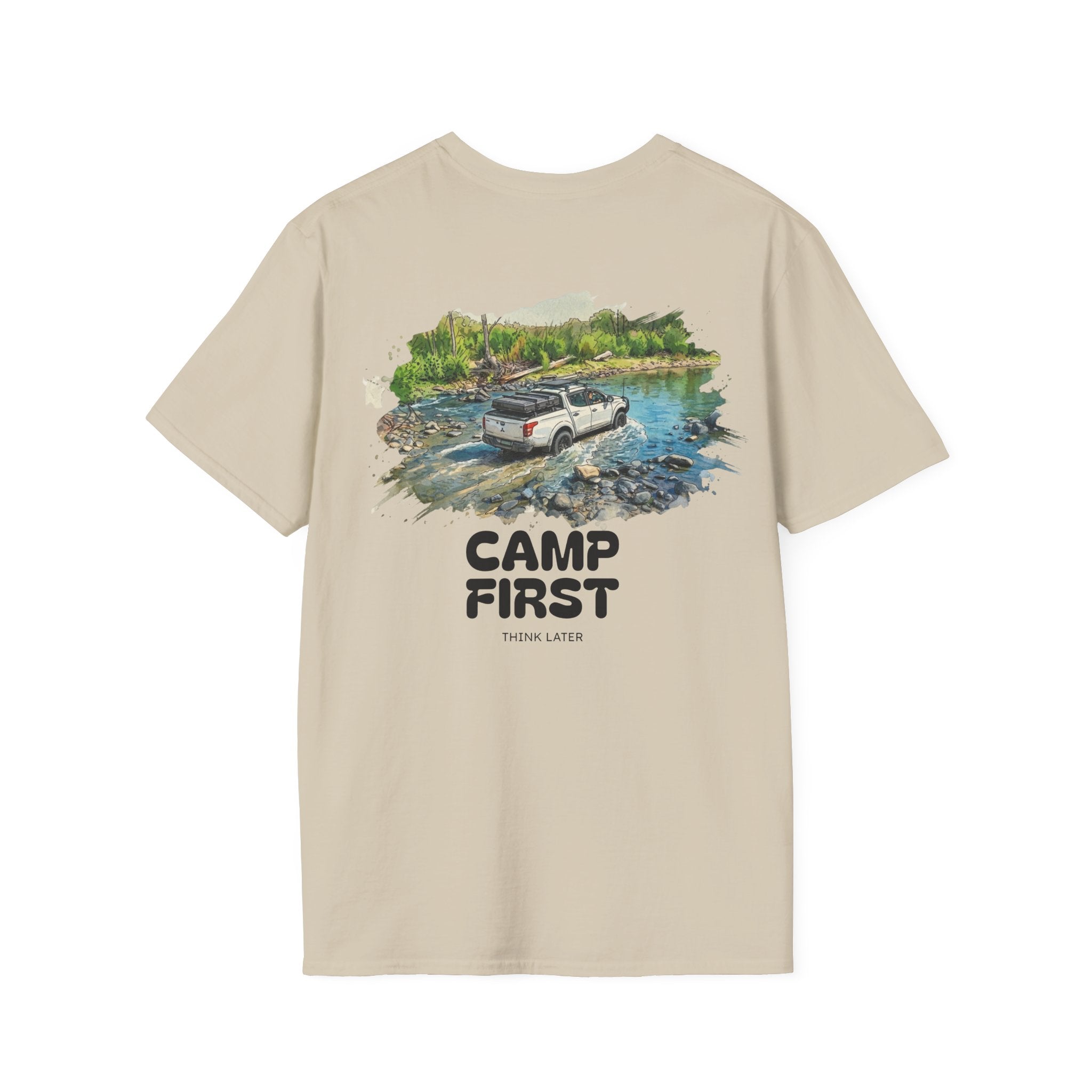 Camp First, Think Later Tee