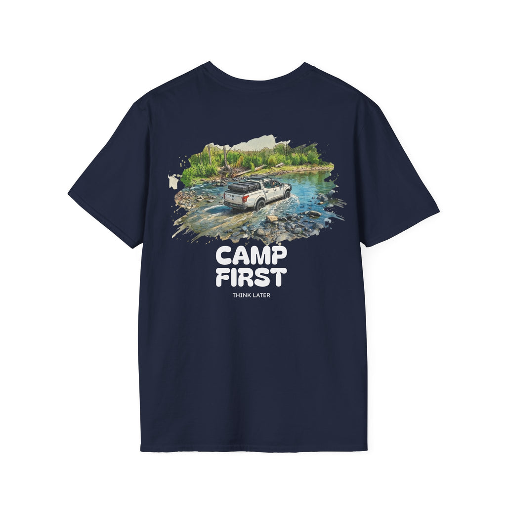 Camp First, Think Later Tee