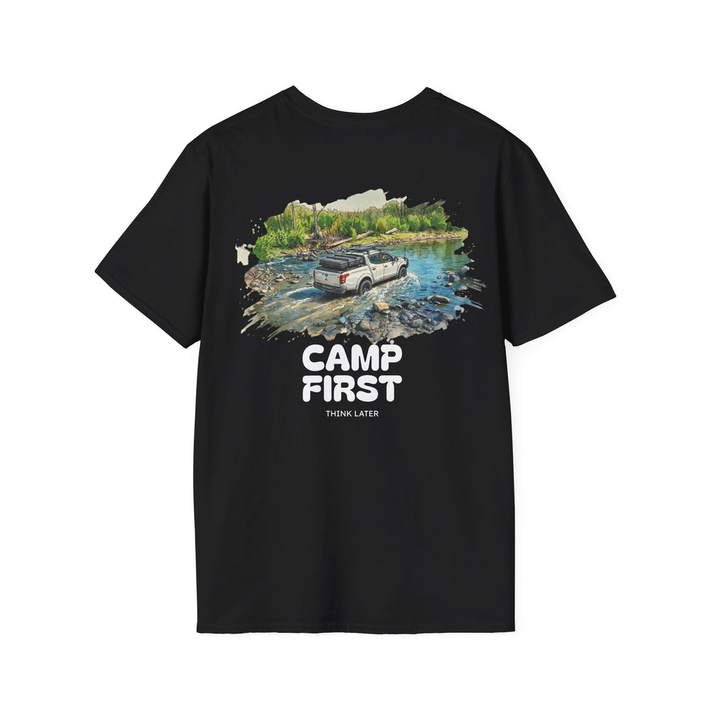 Camp First, Think Later Tee