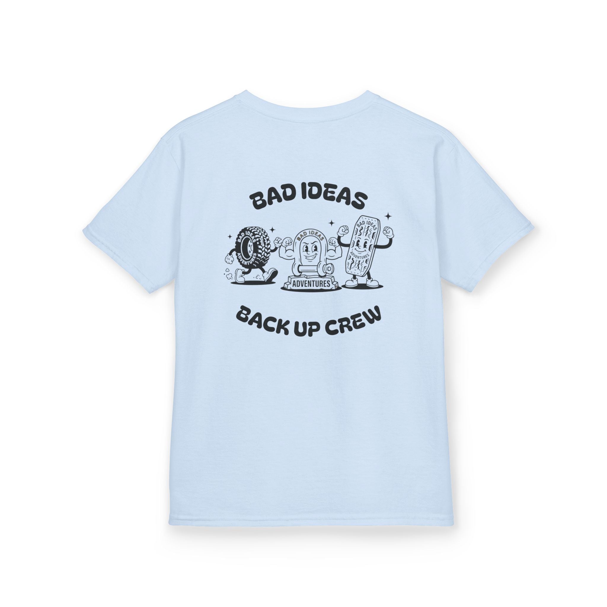 Darryl the D-Shackle - BAD IDEAS BACK UP CREW - KIDS TEE