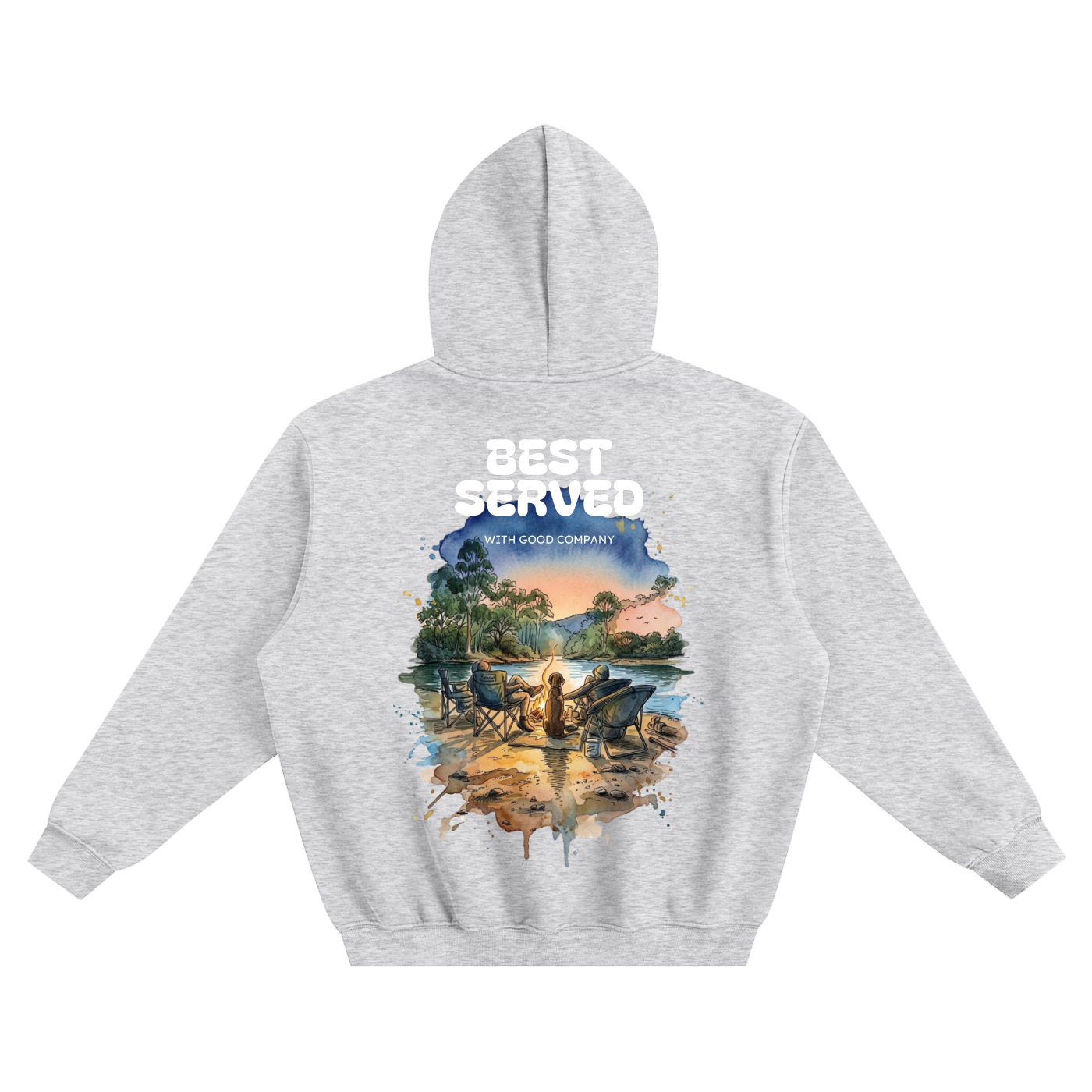 BEST SERVED WITH GOOD COMPANY - Hoodie