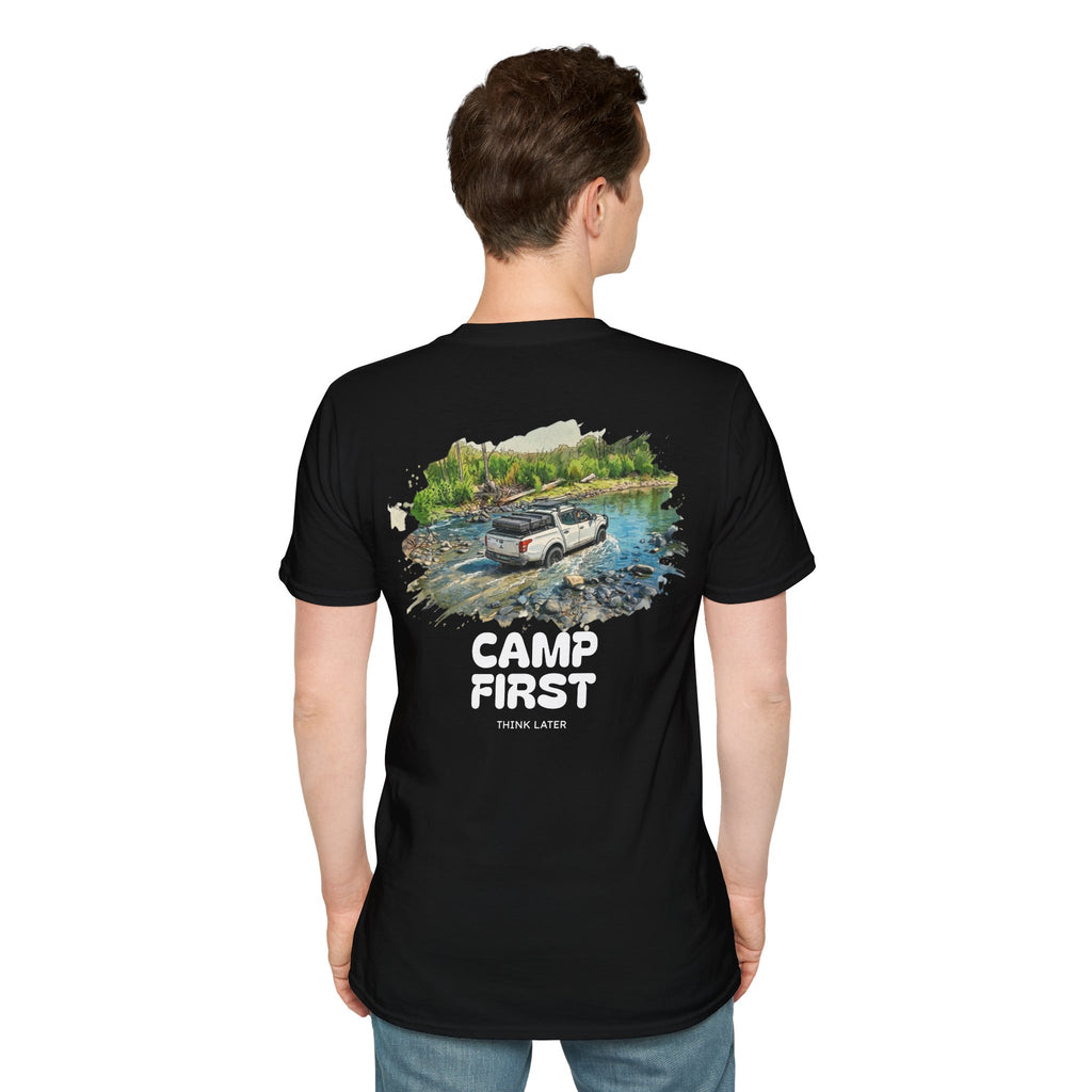 Camp First, Think Later Tee