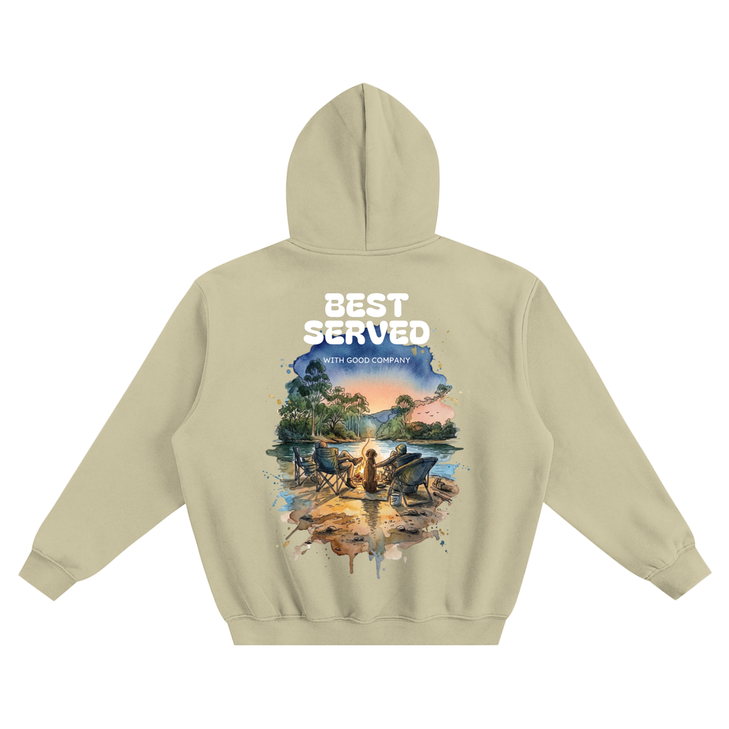 BEST SERVED WITH GOOD COMPANY - Hoodie