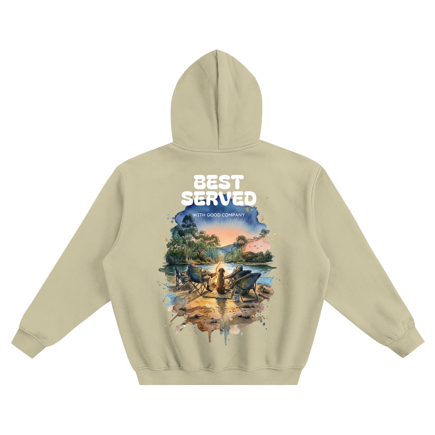 BEST SERVED WITH GOOD COMPANY - Hoodie