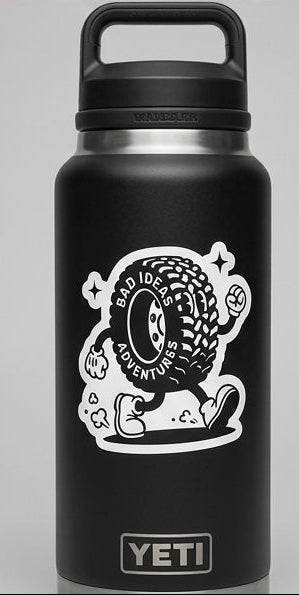 Sticker - Bad Ideas Adventures - Tommy the Tyre