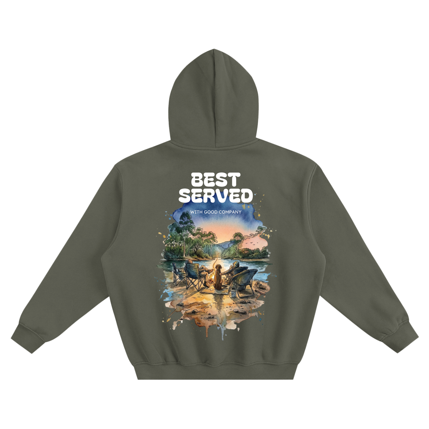 BEST SERVED WITH GOOD COMPANY - Hoodie